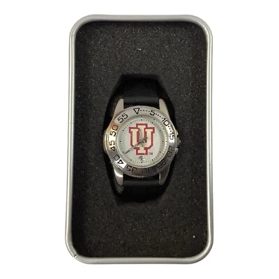 Nuevo reloj deportivo con logotipo vintage NCAA Indiana University Hoosiers para mujer Sun Time Foto 1 de 4