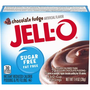 Jell-O Pudding & Pie Filling Sugar Free Chocolate Fudge - 1.4 Oz - Pack of 24 - Picture 1 of 2