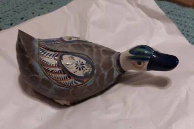 Vintage Sergio Bustamante Style Mexican  Duck Sculpture - Image 1 of 4
