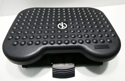 Mind Reader ' Comfy ' Adjustable Height Ergonomic Foot Rest - Black (Damaged) - image 1 of 4