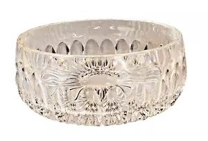 Vintage Gorham Kingsbury Collection Full Lead Crystal Fruit Bowl 8 in Round - Picture 1 of 11