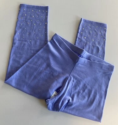 SO Niñas Cuentas Básico Capri Leggings Púrpura Talla 16 Foto 1 de 2
