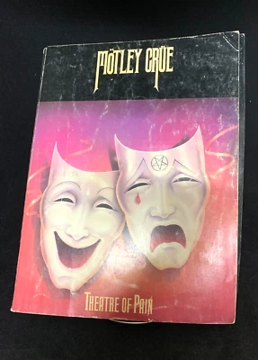 Libro de acordes musicales Motley Crue Theatre Of Pain 10 canciones guitarra piano 1985 Foto 1 de 4
