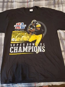 Vintage Super Bowl Xl Jerome Bettis Tshirt - Bild 1 von 3