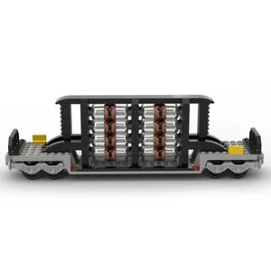 MOC: Nulcear Waste Uranium Rods Train Car 206 Pieces moc-88805 Christmas Gift - Picture 1 of 2