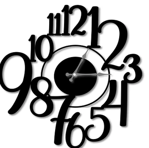 Metal Wall Clock – Roman Numeral Wall Clock – 60 cm silent – Unique gift for mom - Picture 1 of 20