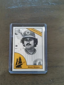 1977 TCMA Columbus Clippers baseball Steve Nicosia card NrMT/MINT - Picture 1 of 2