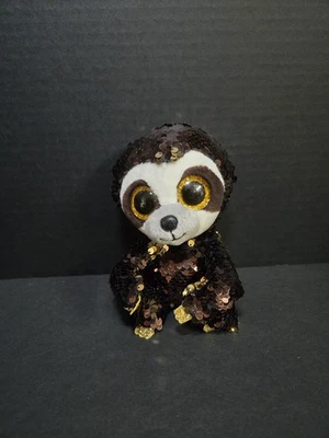 TY Flippables Sequin Plush - DANGLER the Sloth (Regular Size - 6 inch) - Image 1 of 4