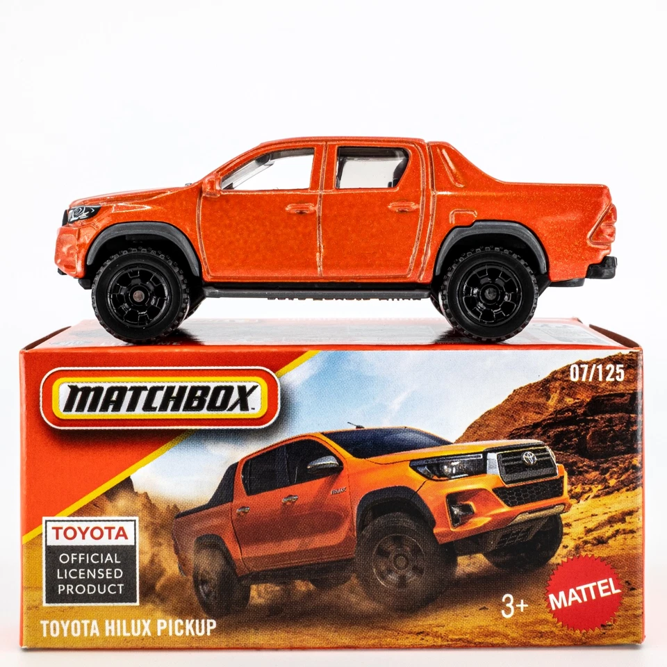 Camioneta Toyota Hilux #7 Matchbox Power Grabs 2026 Solar Octane Pearl | FSB Foto 1 de 1