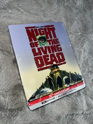 READ* Night of the Living Dead STEELBOOK 4K UHD + Blu-ray + Dig New HELPS STRAYS - Image 1 of 4