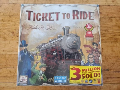 Days of Wonder Ticket To Ride by Alan R. Moon Train Adventure Board Game - Image 1 of 4
