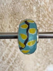 Authentic Trollbeads Leaves Faceted Unique - Picture 1 of 3