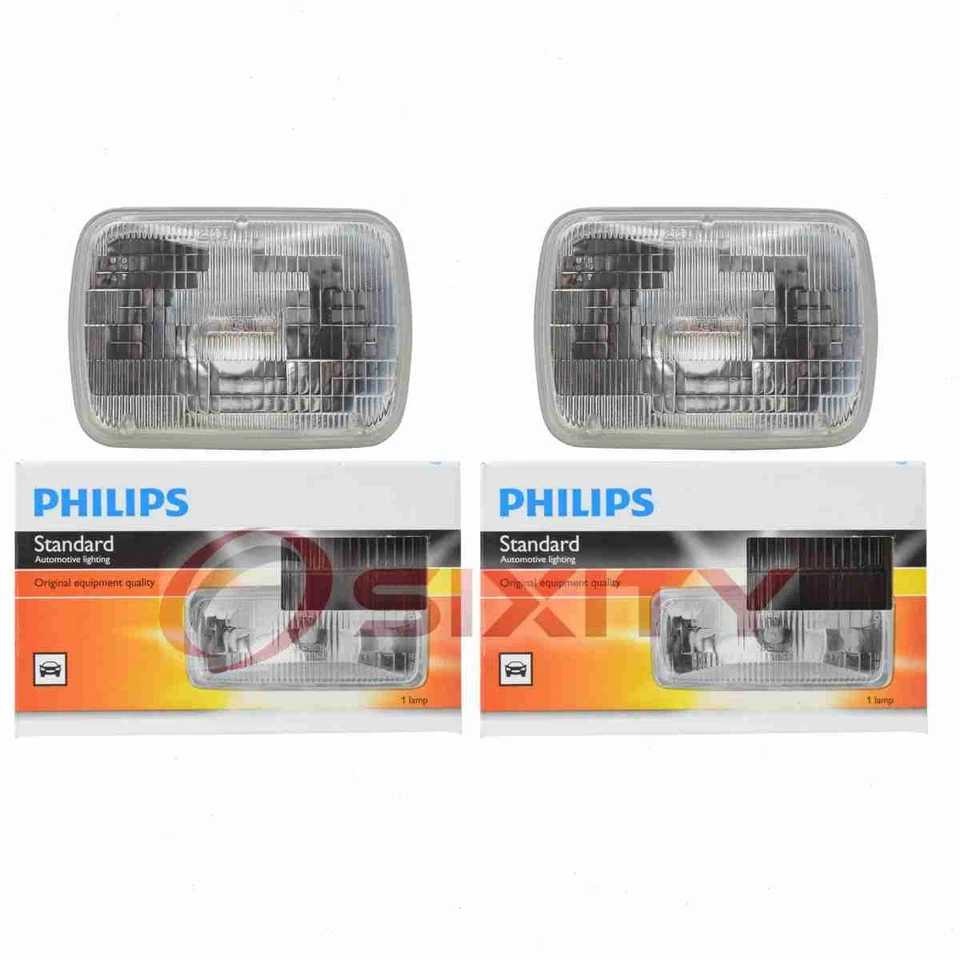 2 bombillas de faros de haz alto bajo Philips para Hyundai Excel Pony 1983-1987 gi Foto 1 de 4