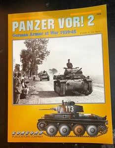 PANZER VOR 1935-45 #2 GERMAN ARMOR OF WAR 1939-1945  Concord Pictorial 7056 - Picture 1 of 7