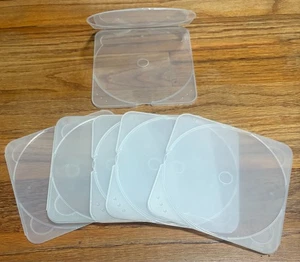 10-pak Slim Clear CD Jewel Cases Pojedyncza płyta DVD Przechowywanie płyt Przezroczysta taca - DARMOWA WYSYŁKA - Zdjęcie 1 z 1