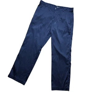Nike Golf Dri-Fit Herren Performance Hose Navy Blau 34x30 Flat Front Stretch - Bild 1 von 11