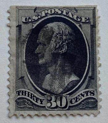 US Stamps Scott #165 30 Cents Hamilton Used Nice Very Fine - Image 1 of 2