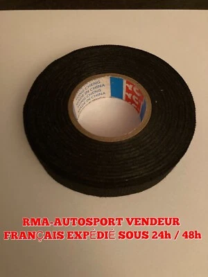 Ruban Adhésif 19mm X 15m Isolant Tissus Pour Faisceau Câble Électrique