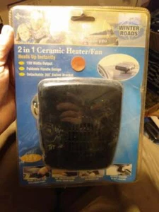 superex  2 in 1 ceramic heater fan new in box, box is damaged product unaffected - Picture 1 of 7