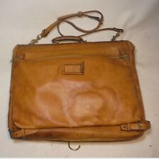 SWAINE ADENEY BRIGG LEATHER 37” GARMENT PROJECT VINTAGE RARE DAMAGES WEAR STAINS