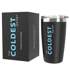 The Coldest Water Insulated Tumbler Cup 20 oz Stainless Steel with Sliding Lid