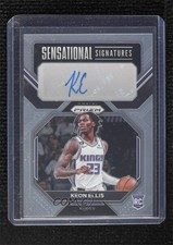 2022 Panini Prizm Sensational Signatures Silver Keon Ellis #SS-KE Rookie Auto RC