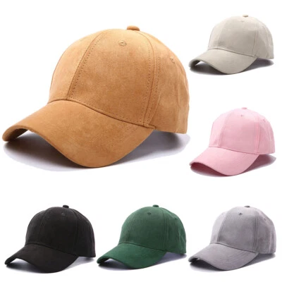Fashion Baseball Cap Vuckle Back Caps Street Hip Hop Caps Suede Hats Peaked Cap* - Image 1 of 4