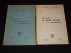 1967-1968 ANALES DE ARQUEOLOGIA Y ETNOLOGIA SPANSH BOOKS LOT OF 2 - O 1864D