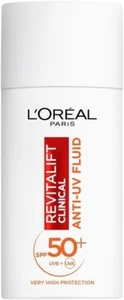 L'Oreal Paris Revitalift Clinical SPF 50+ Invisible UV Fluid, Protect, 50ml - Picture 1 of 1