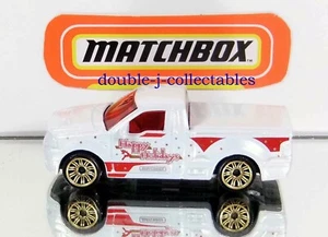 2020 Matchbox EXCLUSIVE HOLIDAYS Ford F-150 Lightning White Loose - Picture 1 of 5