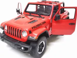 RASTAR Jeep Wrangler JL Rubicon Licensed 1/14 RC Car Red Japan NEW - Picture 1 of 5
