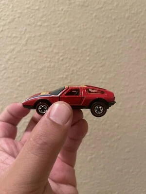 Redline Vintage Hot Wheels Mercedes-Benz C-111 Esmalte Rojo Diecast 1970 Hong Kong Foto 1 de 4