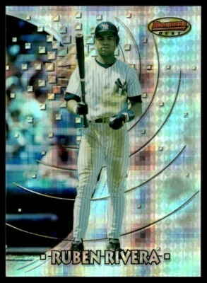 1997 Bowman's Best Atomic Refractor Ruben Rivera A59 New York Yankees #BBP14 - Image 1 of 2