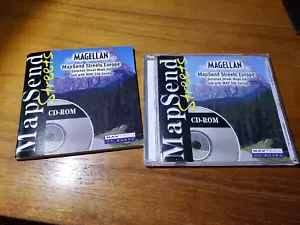 Magellan MapSend Streets EUROPE Maps CD-ROM Meridian or MAP 330 Used Once - Picture 1 of 3