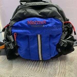 Marmot Walkabout Blue Lumbar Fanny Waist Pack Adjustable Bag Hiking