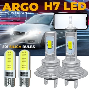 Fits Volvo V50 Led Headlight White 6000k Low Beam Side Light Bulbs 2007-2013 - Picture 1 of 17