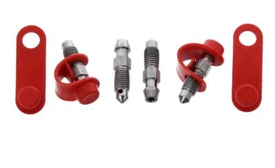for FORD PROBE II STAINLESS STEEL Brake Caliper Bleed Screws +Caps M7x1 - Image 1 of 3