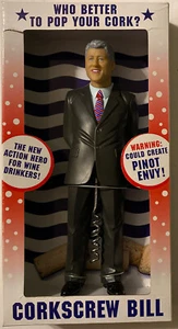 "Corkscrew Bill" Bill Clinton Wine Corkscrew - Picture 1 of 7