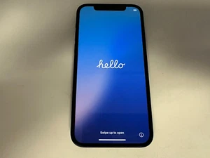 Apple iPhone 12 - 64 GB Black(Unlocked) (A2172)(MGEF3LL/A)(Duel Sim(Sim+eSim)) - Photo 1 sur 10