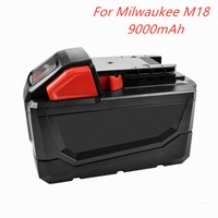 9.0Ah 18V Li-Ion Replace Battery For Milwaukee M18 48-11-1811 Extended Capacity