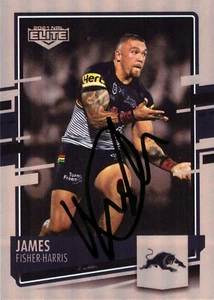 Signed 2021 PENRITH PANTHERS NRL Premiers Card JAMES FISHER-HARRIS Silver - Picture 1 of 3