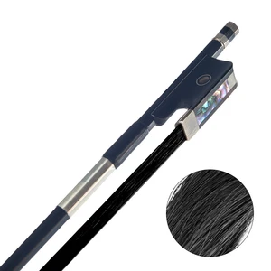 4/4 Sizes Balck Carbon Fiber CELLO BOW Natural Black Horsehair Fast Response - Picture 1 of 4