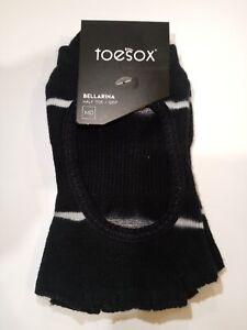 Toesox Half Toe Grip Socks Bellarina Gemstone Size Medium NEW