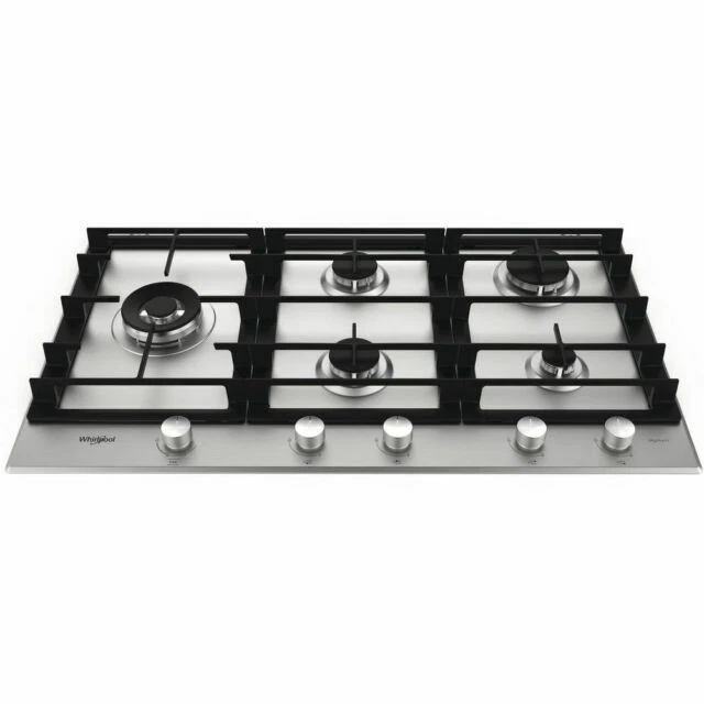 Whirlpool GMW 9552/IXL 5000W Built-In Gas Hob 5 Burners - Inox