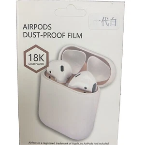 Air-pods Staubdichte Folie 18k Vergoldet Staubfrei Perfekte Passform Einfache Installation - Bild 1 von 2