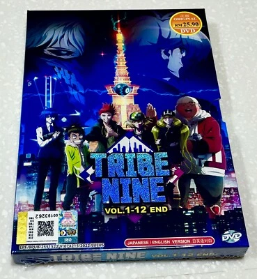 Tribe Nine (VOL.1 - 12 End) ~ All Region ~ Brand New ~ English Version Anime DVD - Image 1 of 4