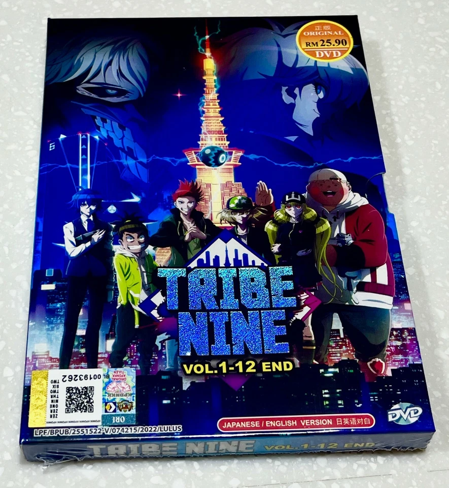 Tribe Nine (VOL.1 - 12 End) ~ All Region ~ Brand New ~ English Version Anime DVD - Image 1 of 4