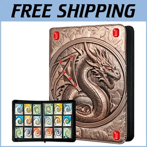 Premium Zip Trading Card Album - 20 Pages for Magic The Gathering & Collectibles - Picture 1 of 8