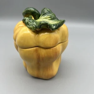 Kaldun & Bogle Yellow Bell Pepper Jelly Marmalade Dish Bowl Tableware - Picture 1 of 10