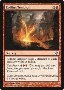 ROLLING TEMBLOR - SORCERY Magic MTG card Mountain 2020 UNCOMMON - Picture 1 of 2